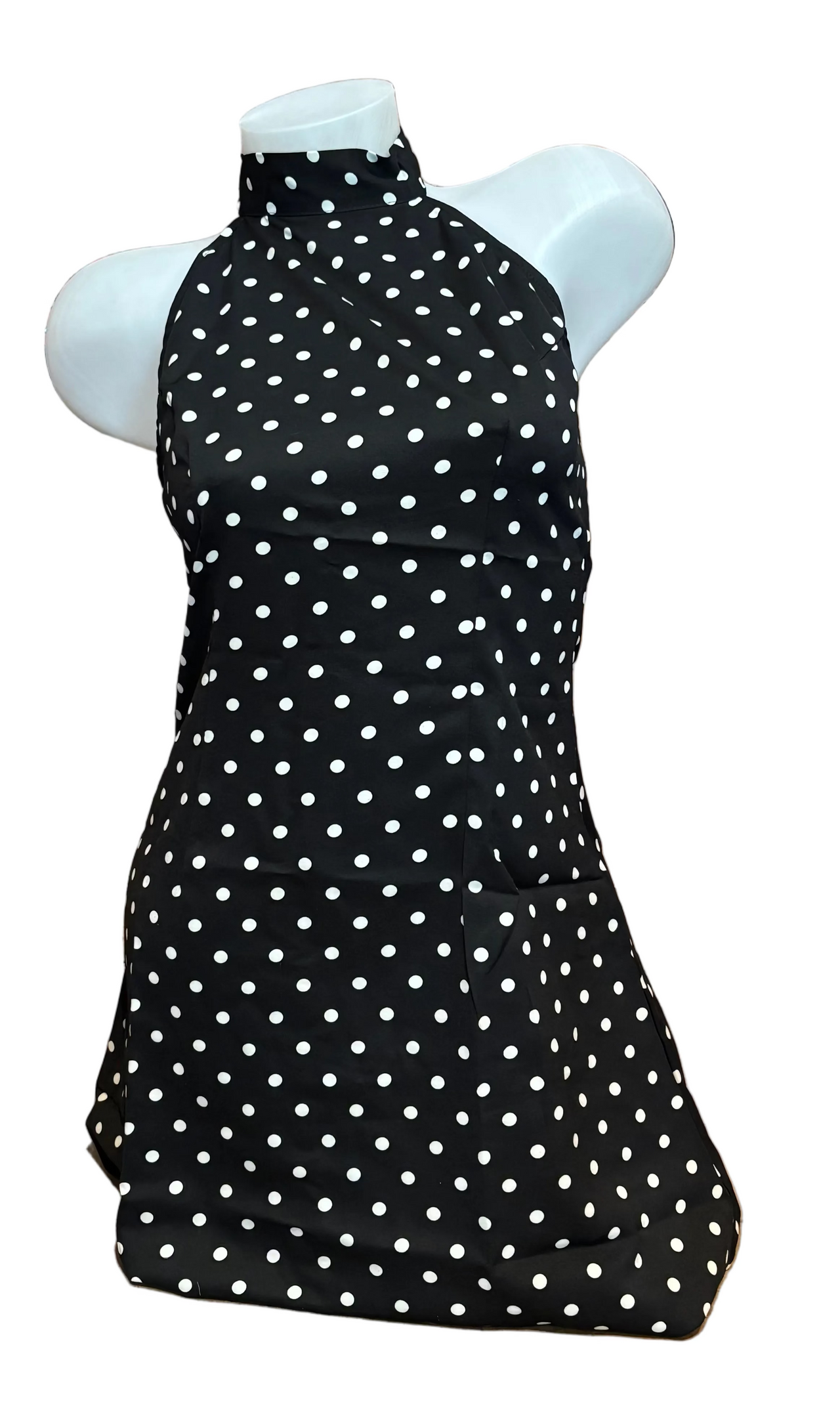 Polka Dot Halter Dress