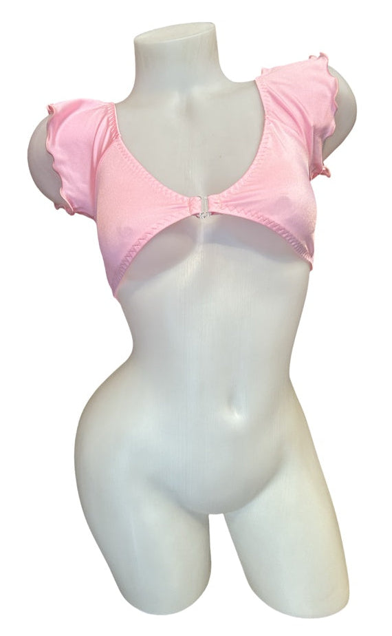 Crop Top Baby Pink - Model Express Vancouver
