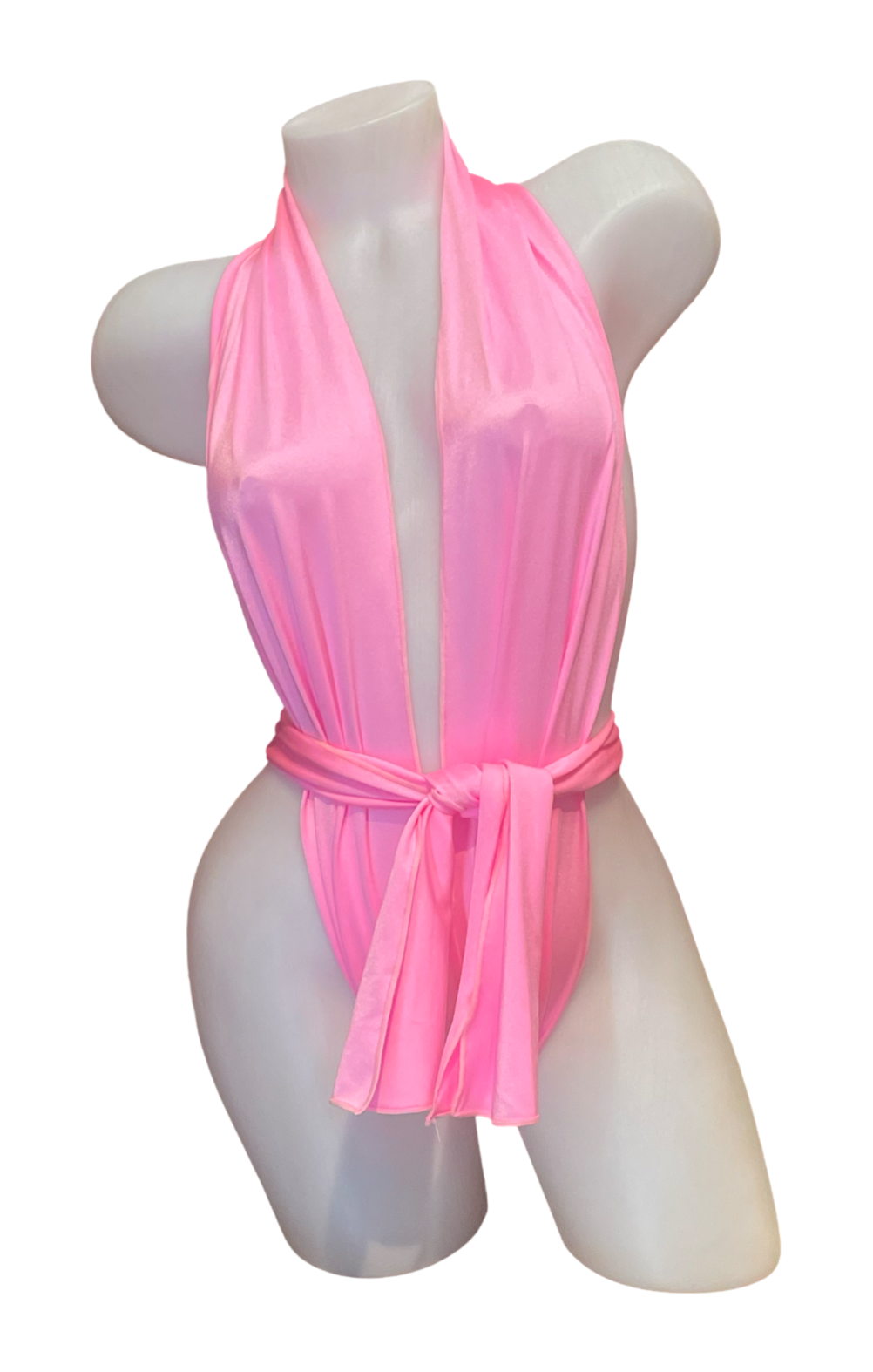Deep V Booty Wrap - Light Pink - Model Express Vancouver