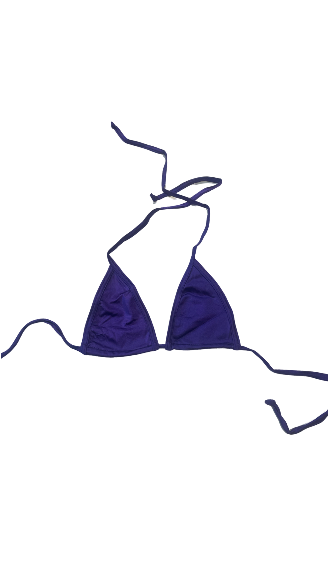Micro Tie Triangle Top - Dark Purple - Model Express Vancouver