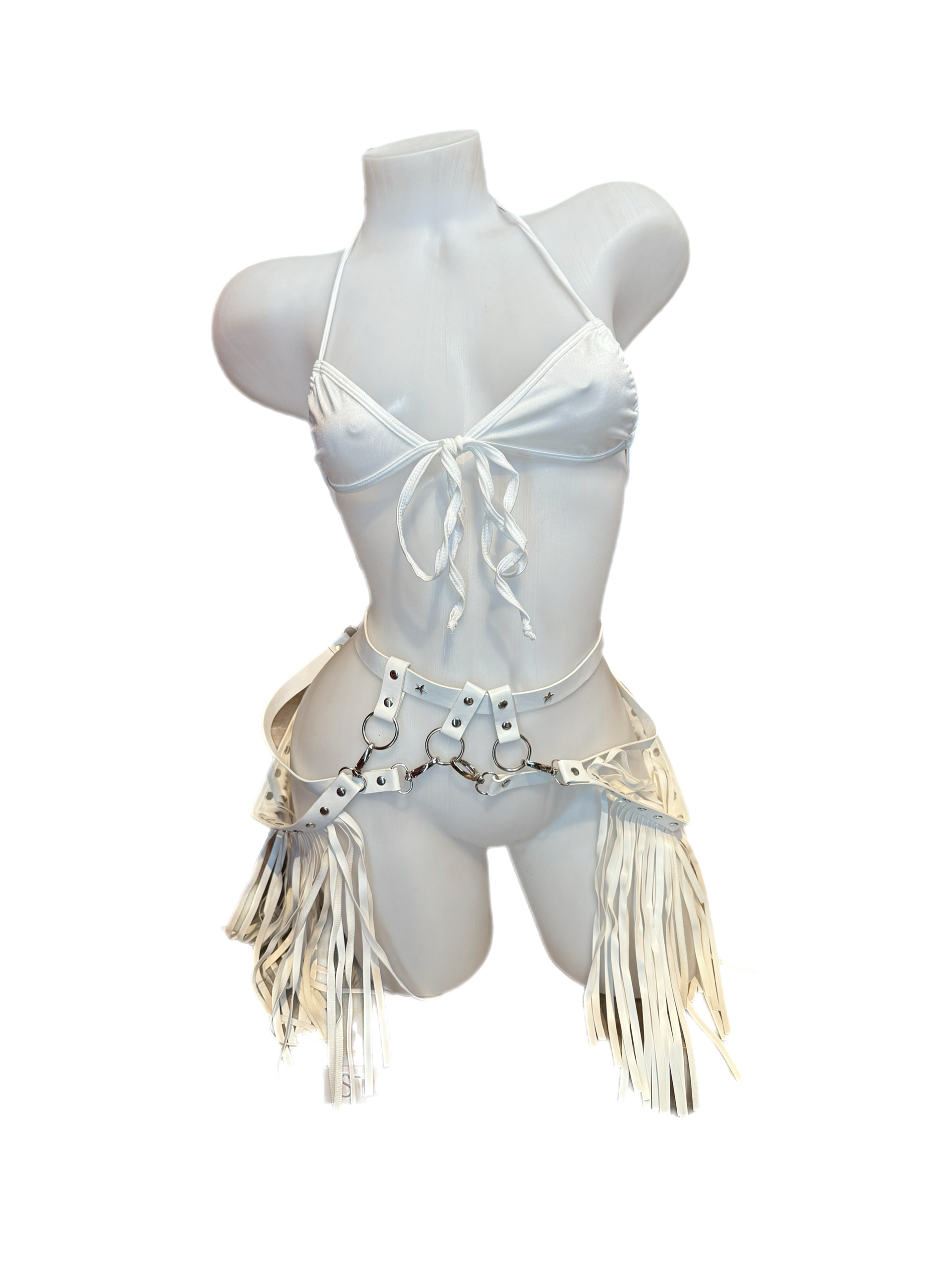 Harness - Chaps White - Model Express Vancouver