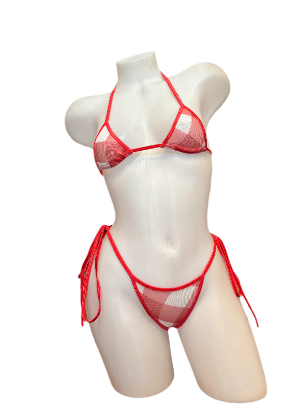 X9 Bikini: Micro Cherry Checker (Thong)