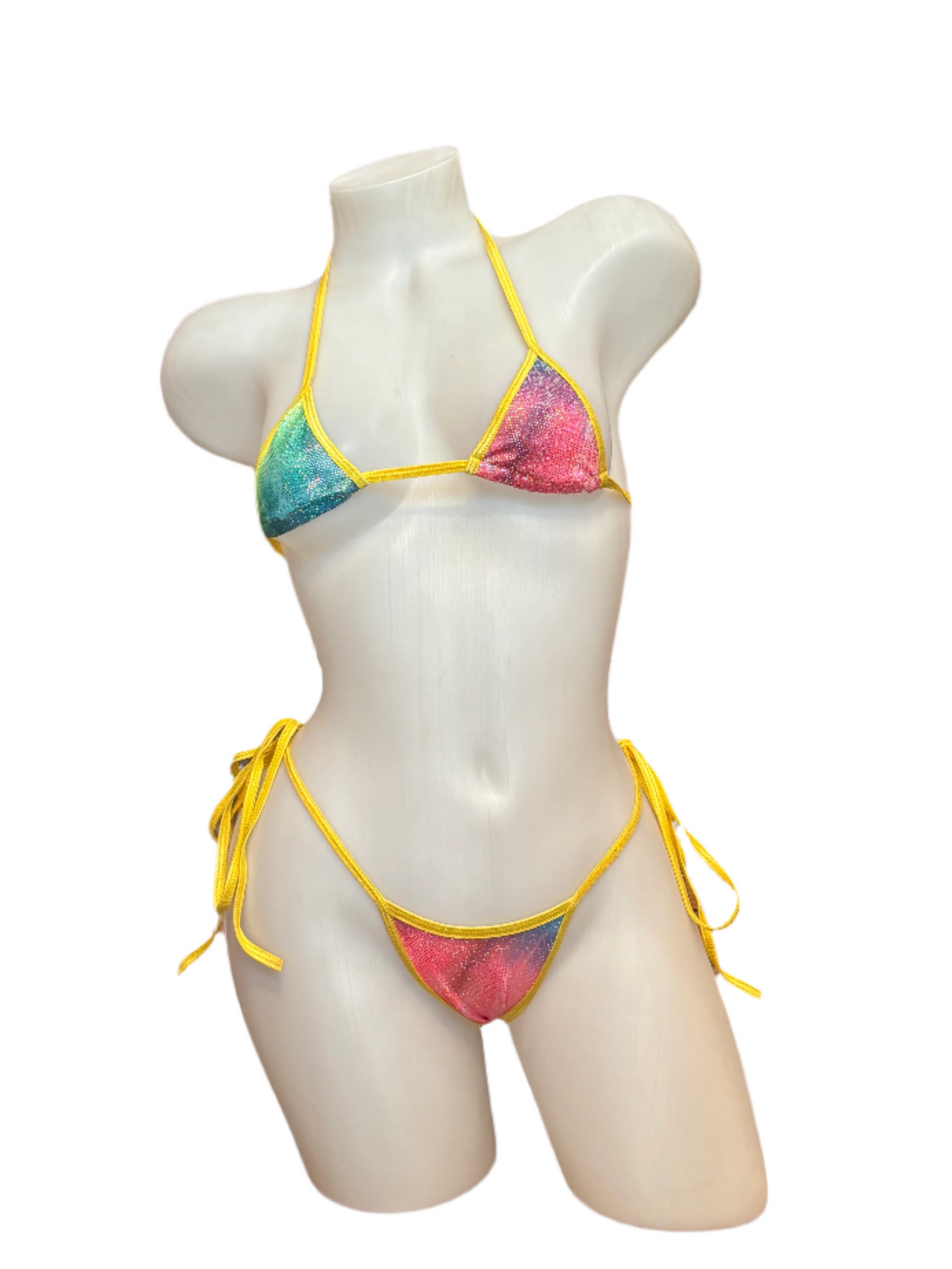 X9 Bikini: Sunbeam Rainbow Sparkle (Thong)