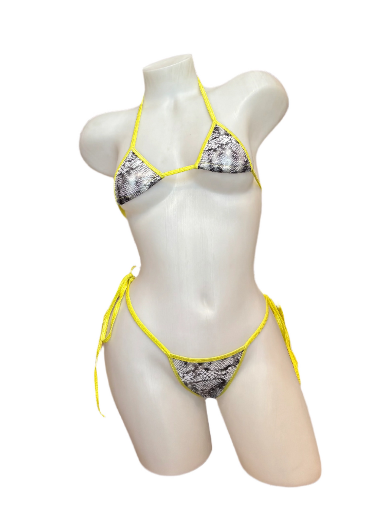 X9 Bikini: Micro Sunlit Serpent (Thong)