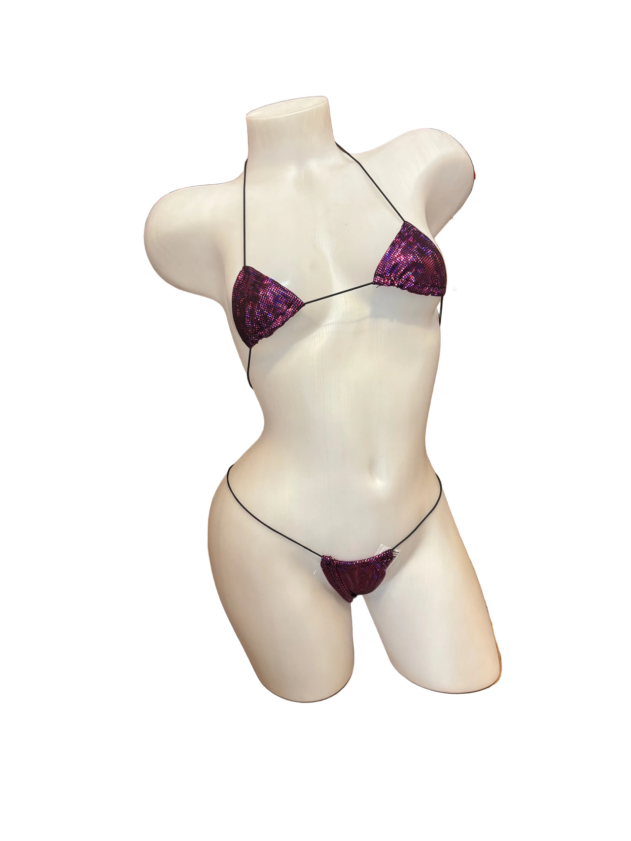 Micro Nudie Bikini Metallic Purple - Model Express Vancouver