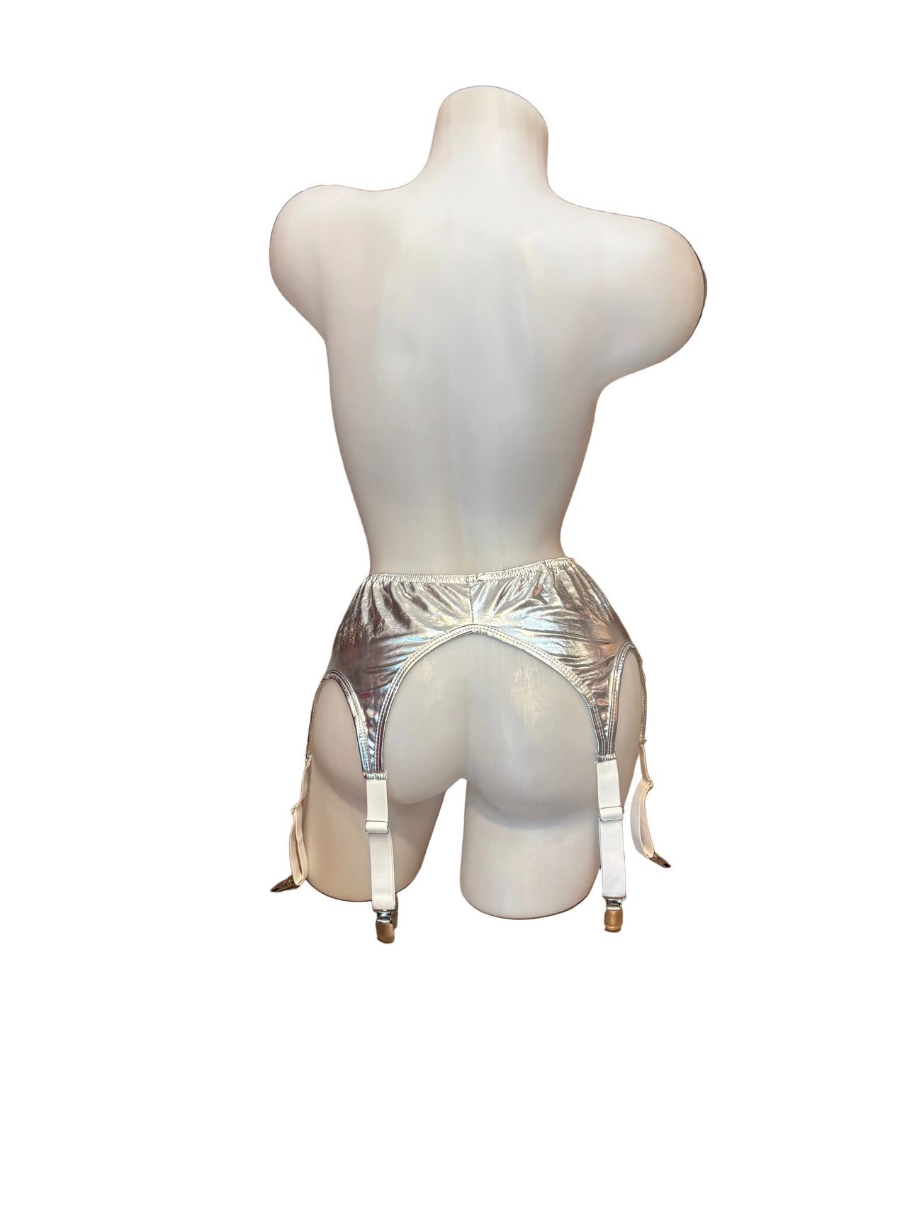 Silver Garter Belt - Model Express Vancouver