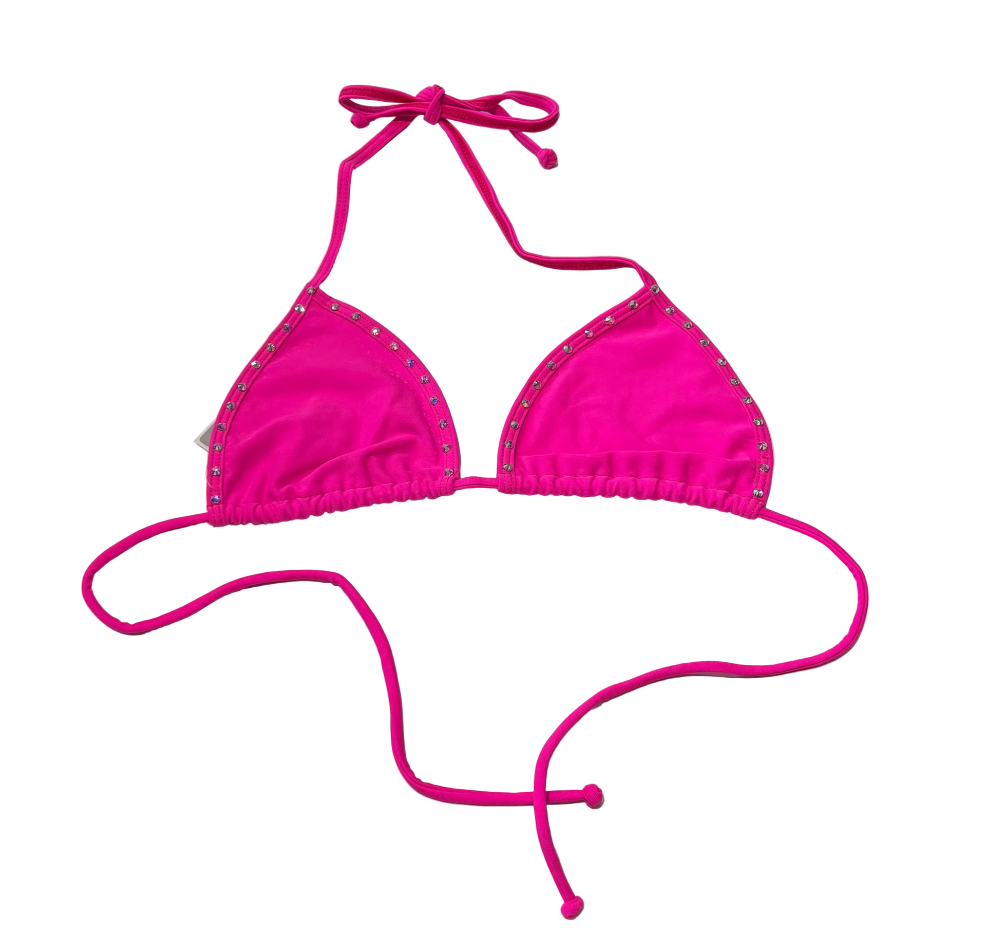 Crystal Tri Top - Hot Pink - Model Express Vancouver