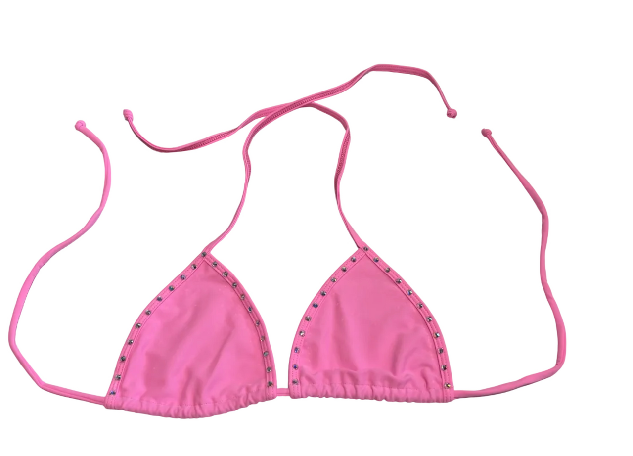 Crystal Tri Top - Baby Pink - Model Express Vancouver