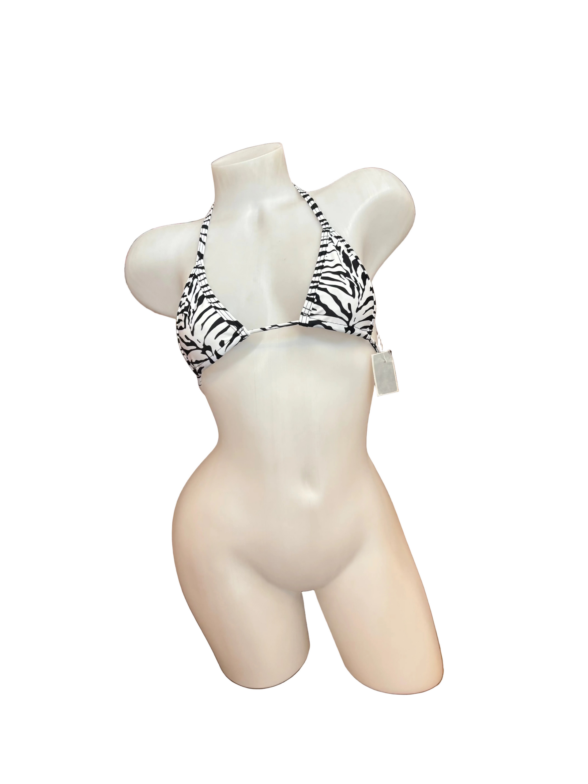Micro Tie Triangle Top - Zebra - Model Express Vancouver