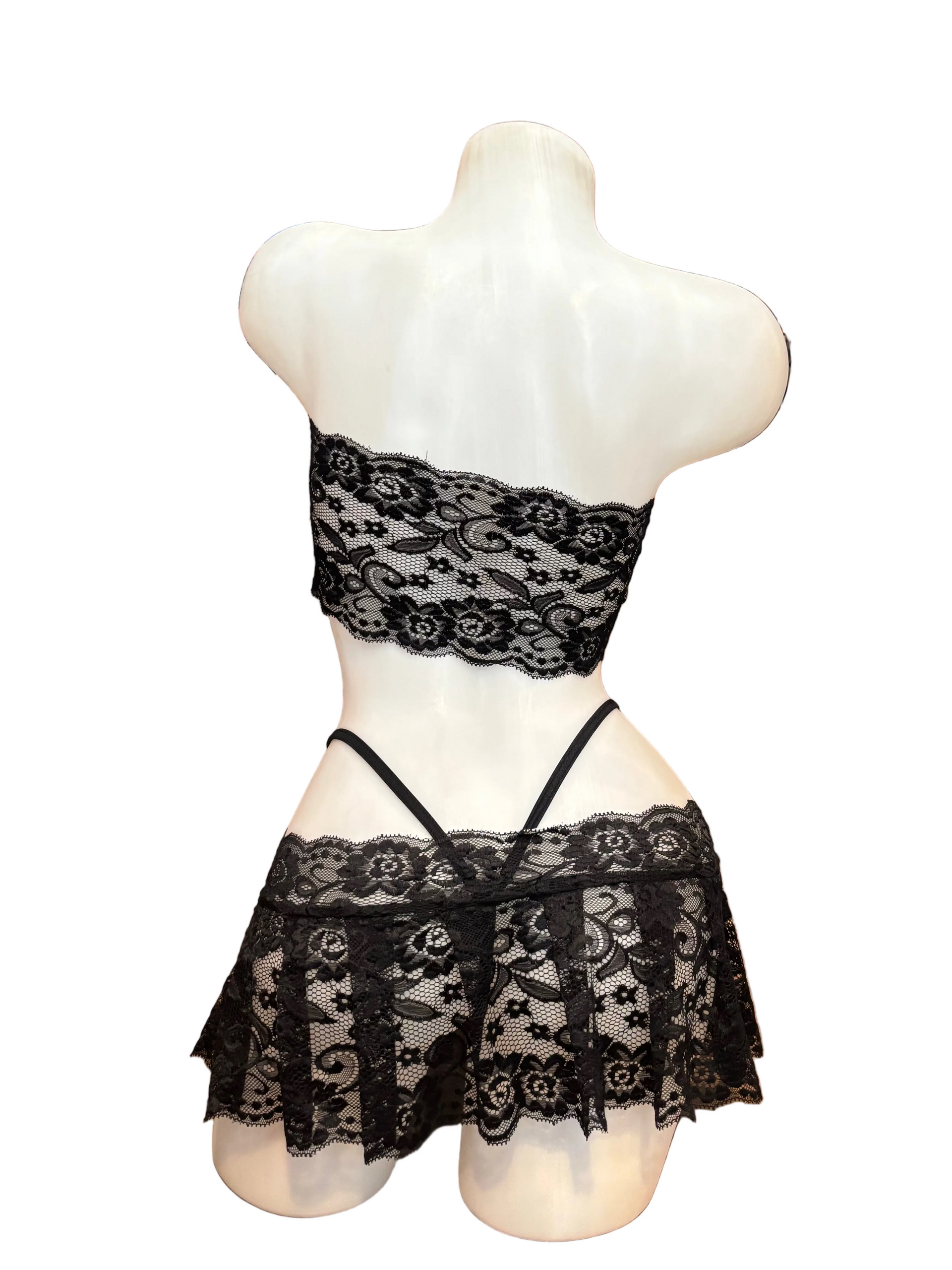 Lace Tube Tube and Strappy Skirt with Clips - Model Express Vancouver