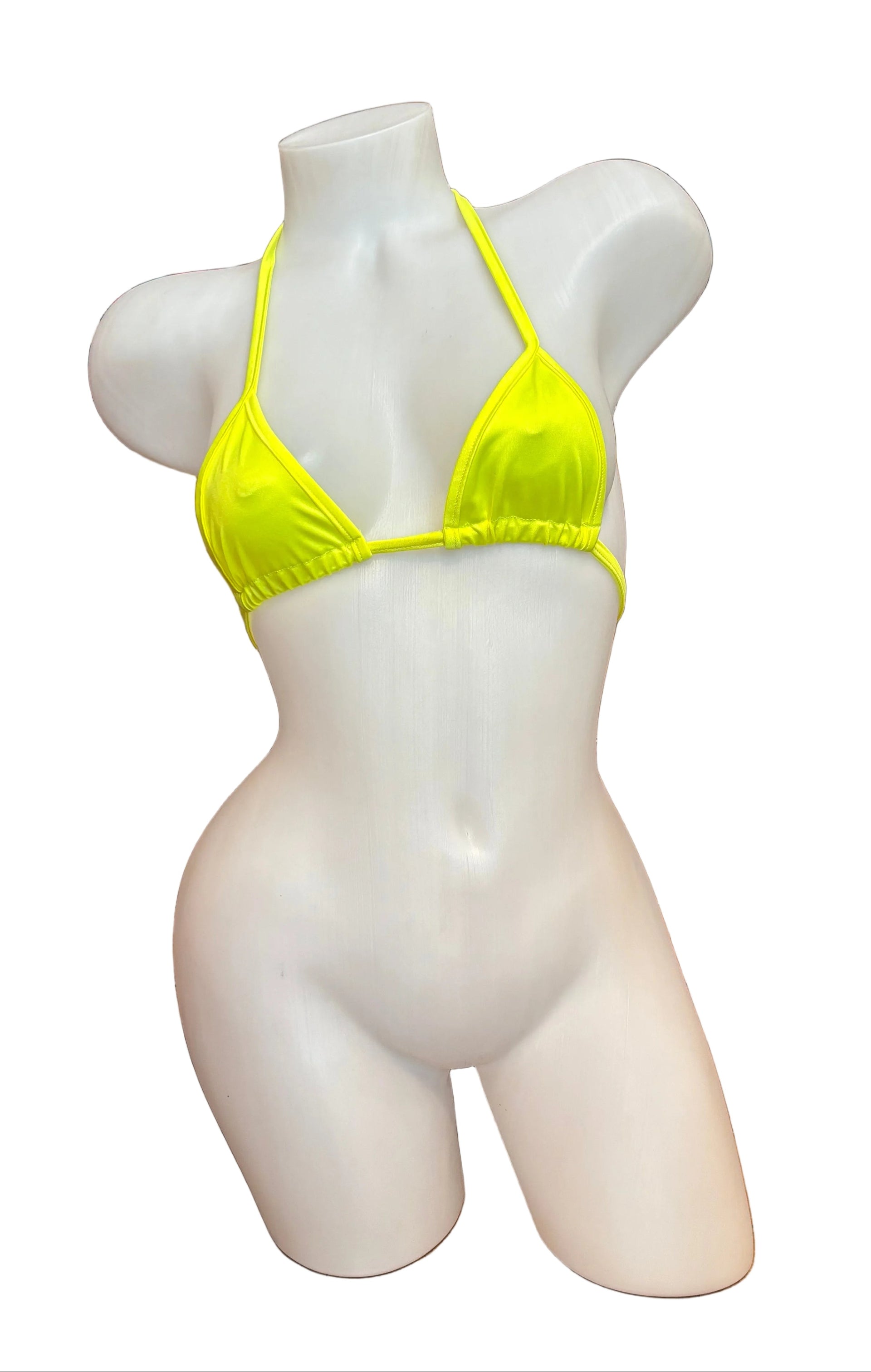 Mini Triangle Top Neon Yellow - Model Express Vancouver