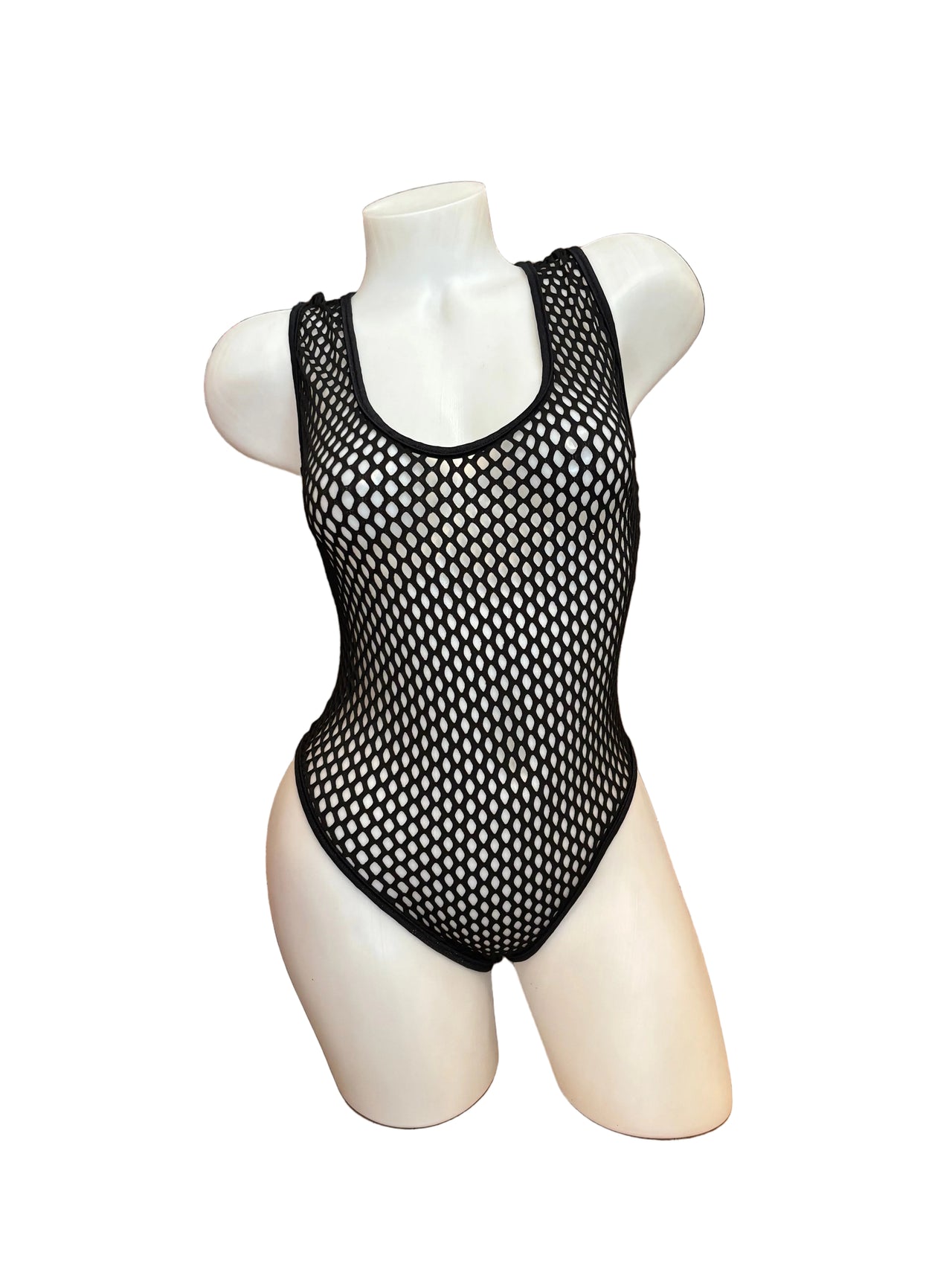 Fishnet Racer Back Bodysuit - Model Express Vancouver
