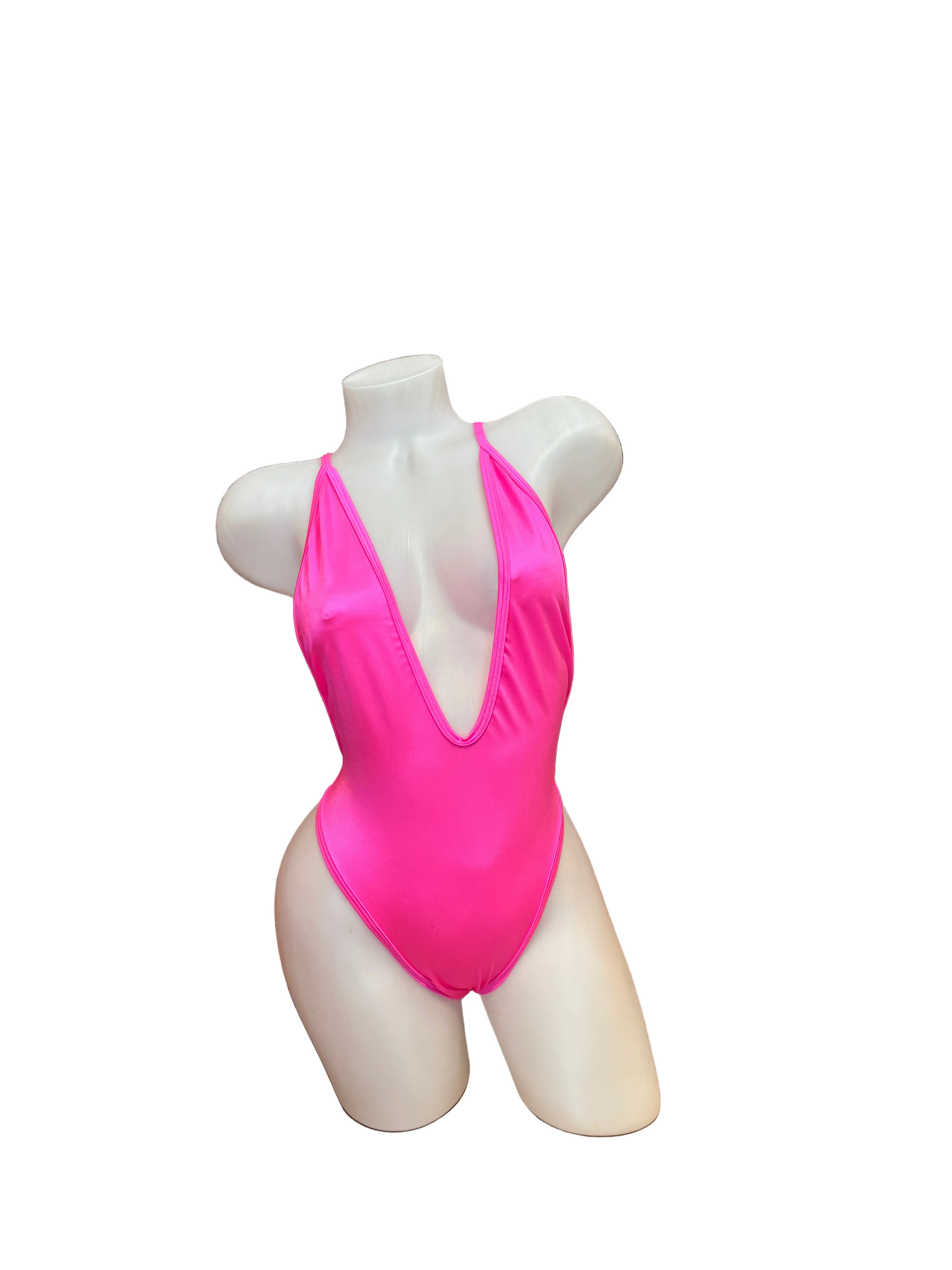 Stringy Bodysuit Hot Pink - Model Express Vancouver