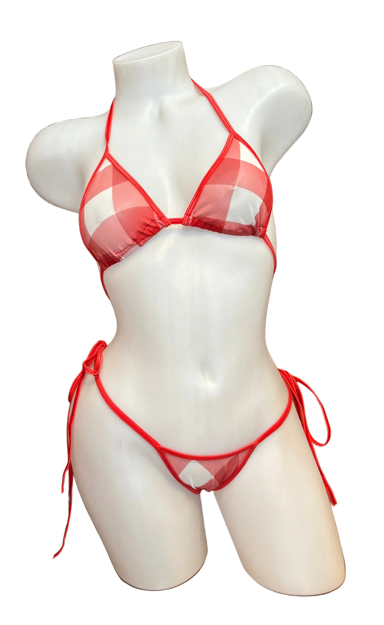 X9 Bikini: Red Picnic (Thong)