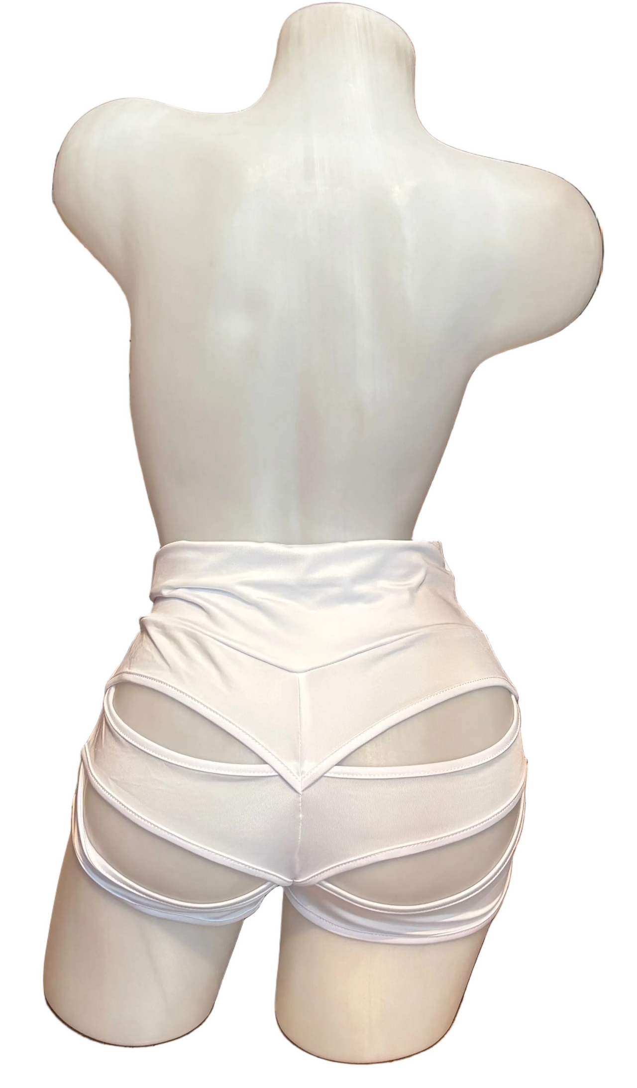 Twerk Shorts White