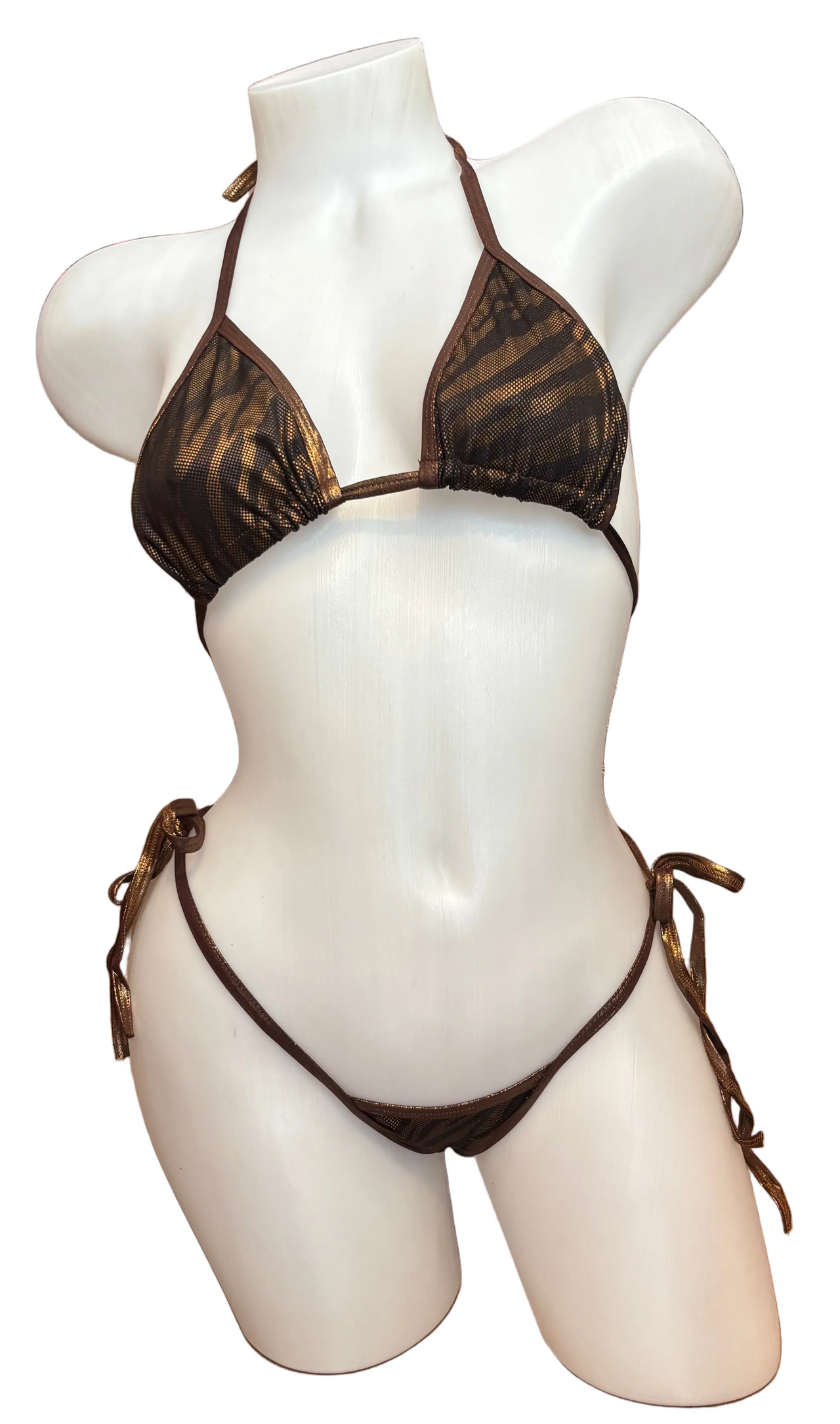 Copper Tiger Bikini Set