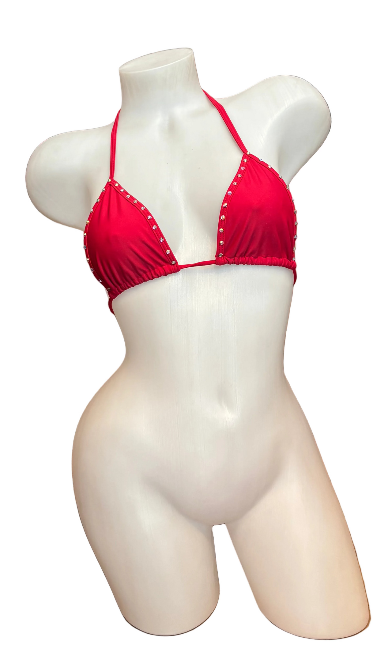 Crystal Tri Top - Red