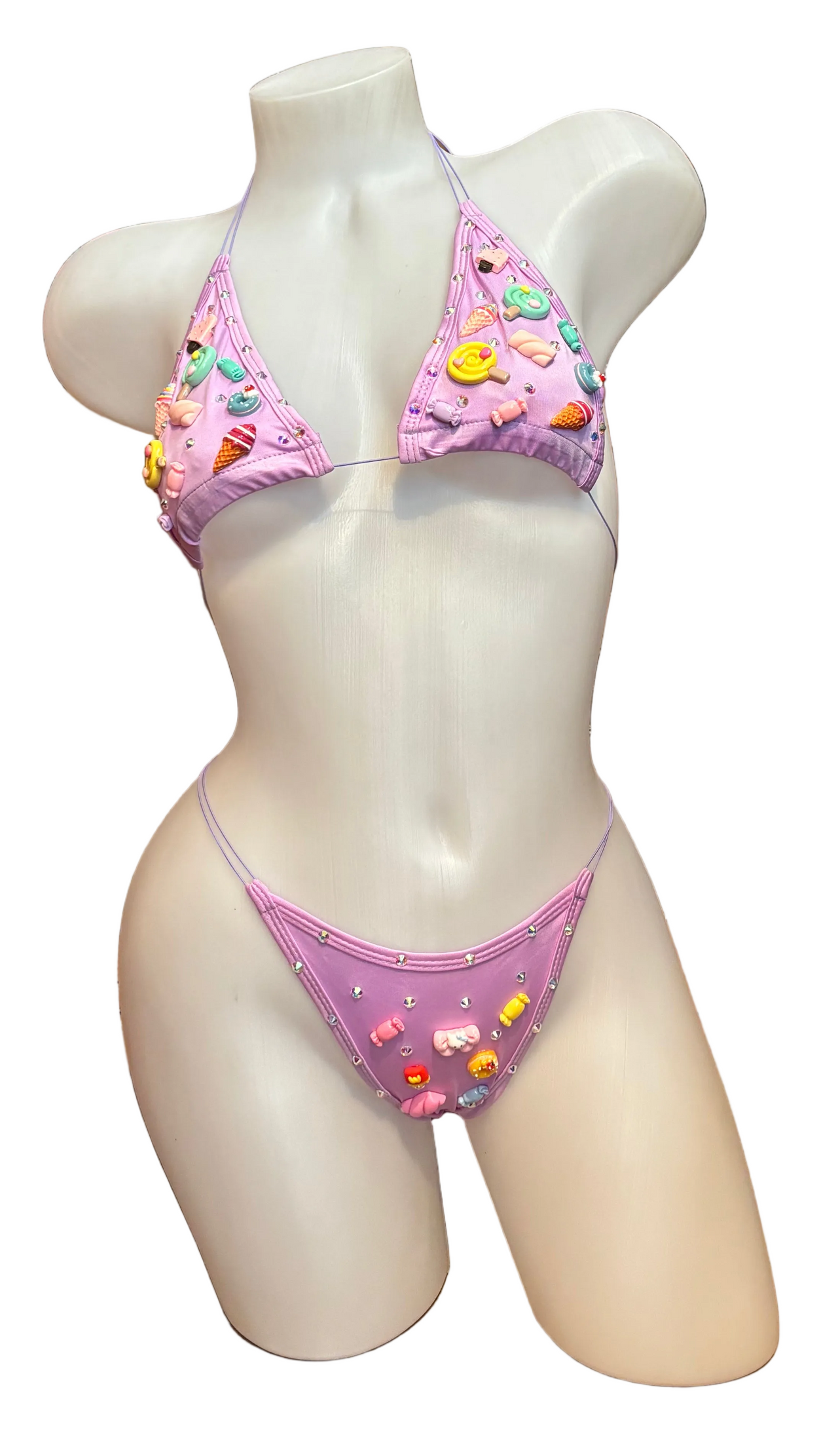 Charmed Micro Bikini - Lavender Candy