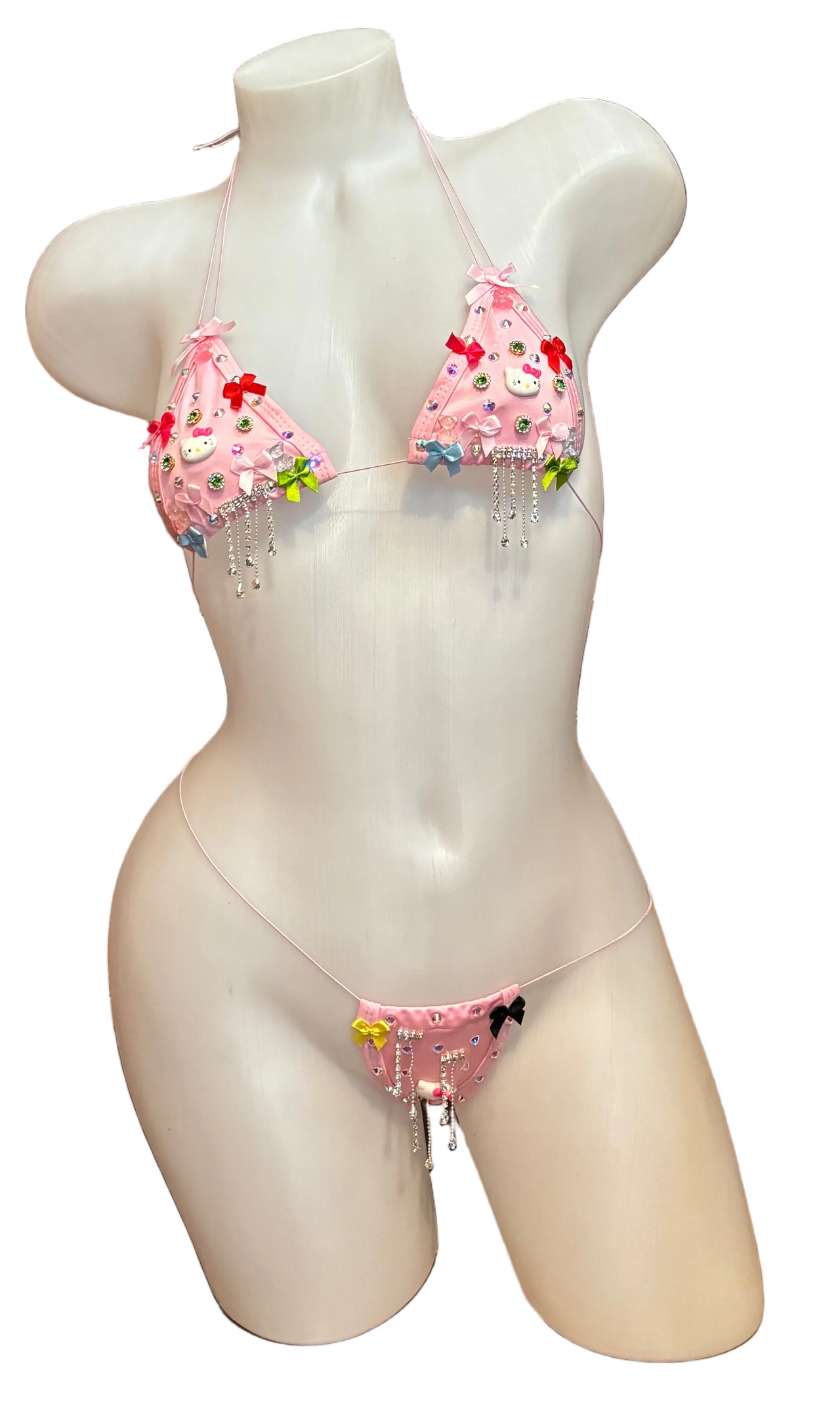 Charmed Micro Bikini - Baby Pink Hello Kitty