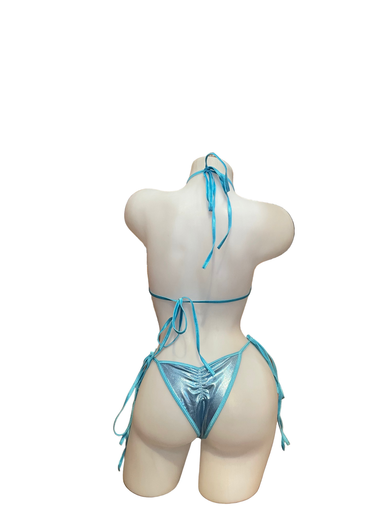 X9 Bikini: Icy Blue (Scrunch Bottoms)