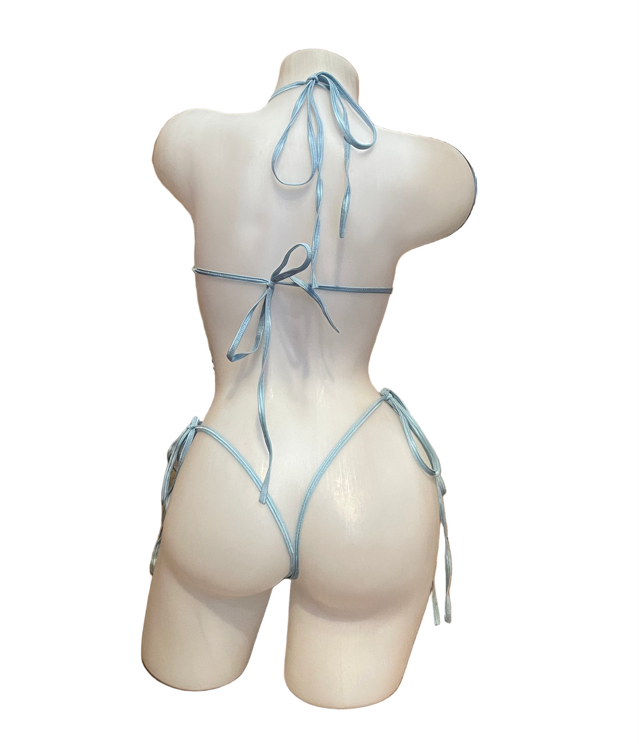 X9 Bikini: Baby Blue Motorsport (Thong)