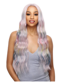 Lace Front Wig Rainbow