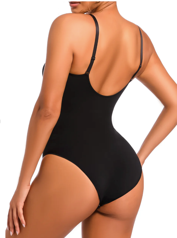 Compression Shapewear Bodysuit Black