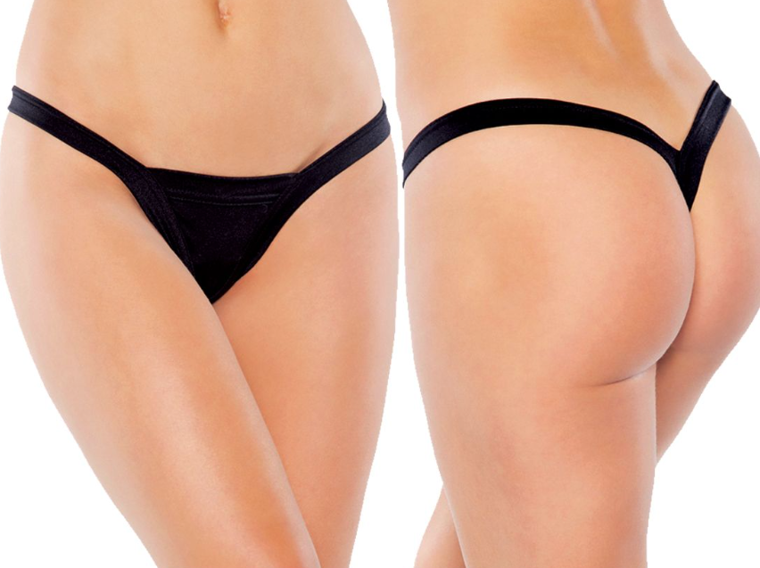 Low Rise Thong Black - Model Express Vancouver