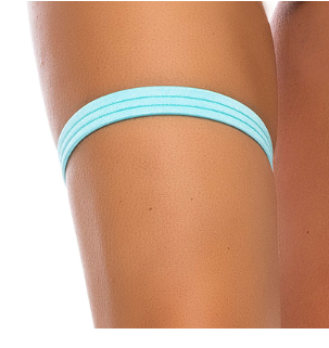 Flat Garter Baby Blue