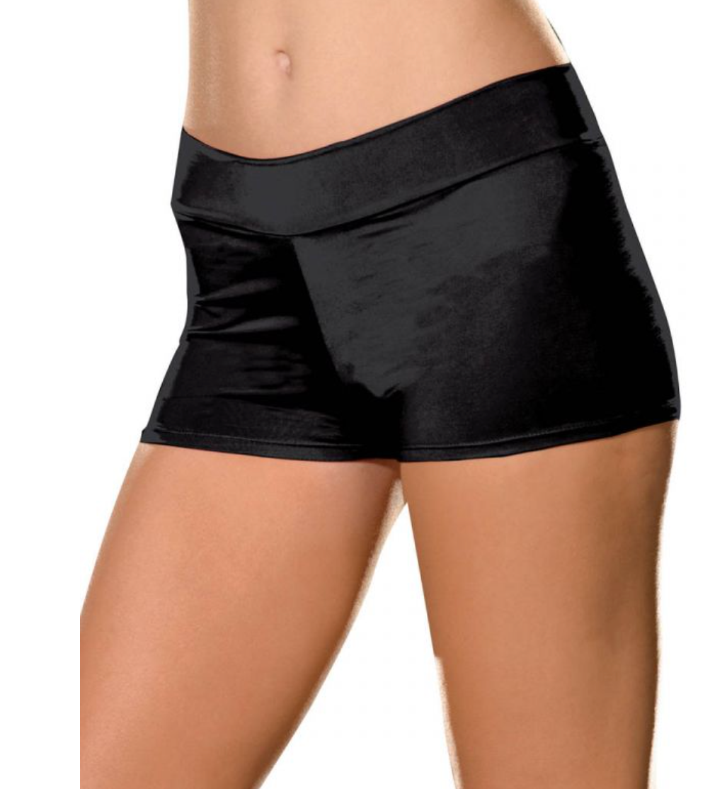 Basic Stretch-Knit Hot Short with Elastic Waist - Model Express Vancouver