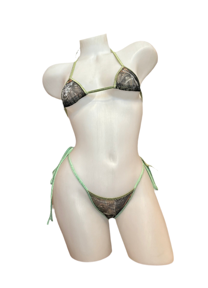 X9 Bikini: Real Tree/Green Mini (Thong)