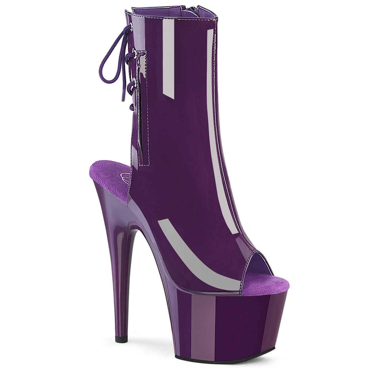Pleasers Adore-1018 - Purple Pat/Purple