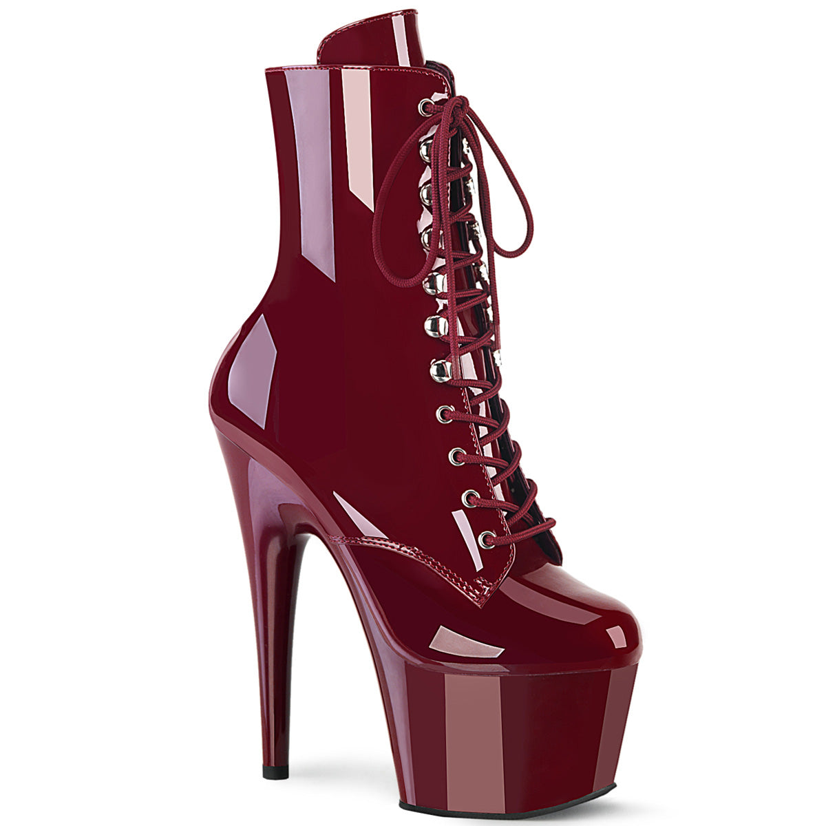 Pleasers Adore-1020 - Burgundy Pat/Burgundy