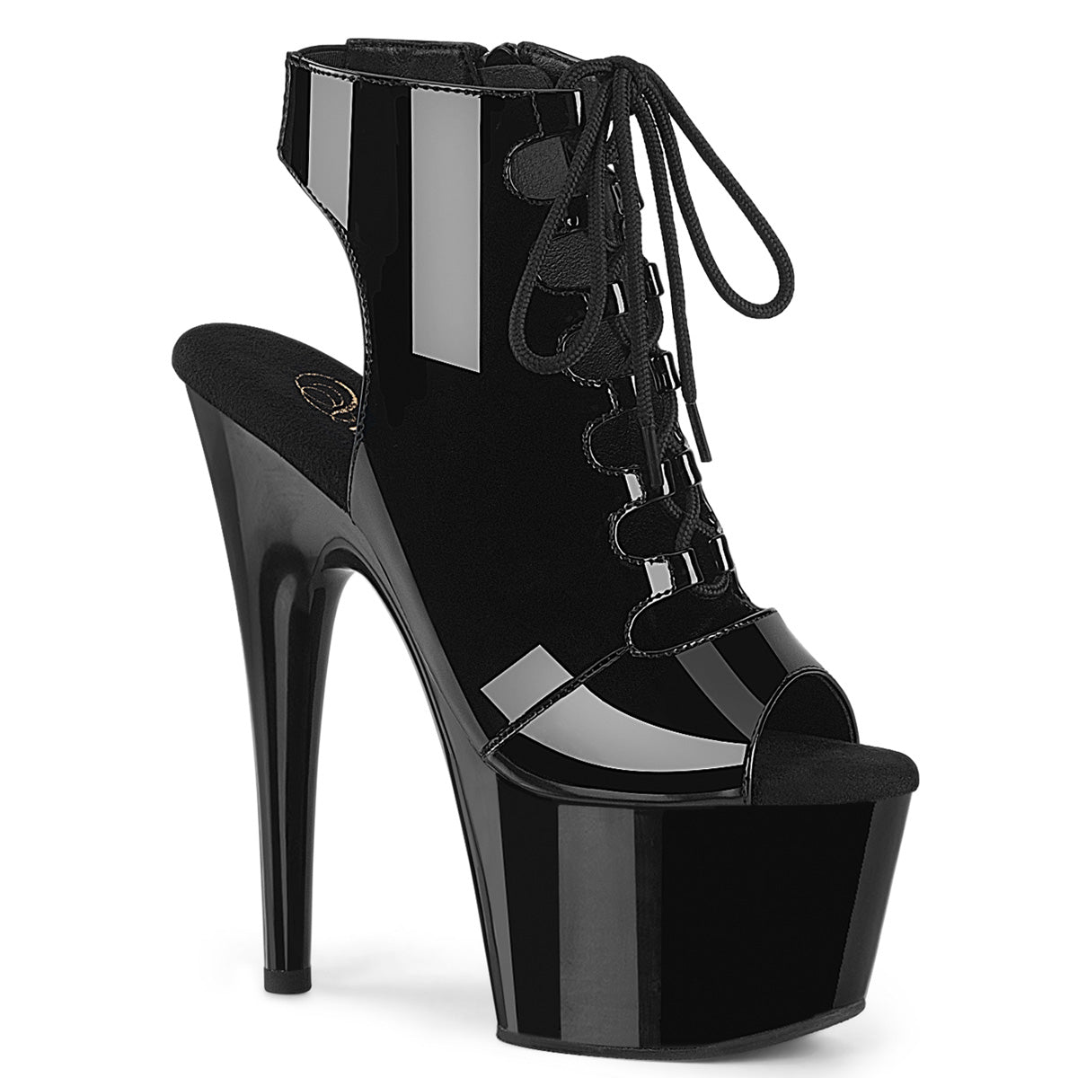 Pleasers Adore-700-20 - Blk Pat/Blk