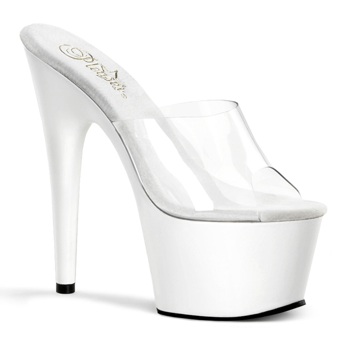 Pleasers Adore-701 - Clr/Wht