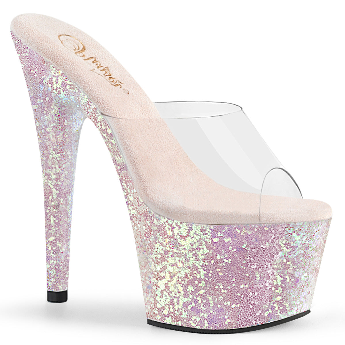 Pleasers Adore-701Lg - Clr/Opal Multi Glitter