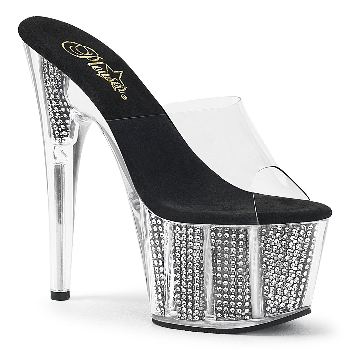 Pleasers Adore-701Srs - Clr/Blk SRS