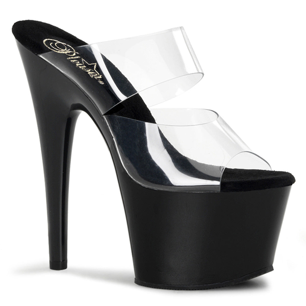 Pleasers Adore-702 - Clr/Blk