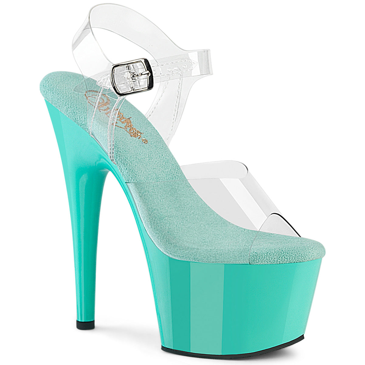 Pleasers Adore-708 - Clr/Aqua