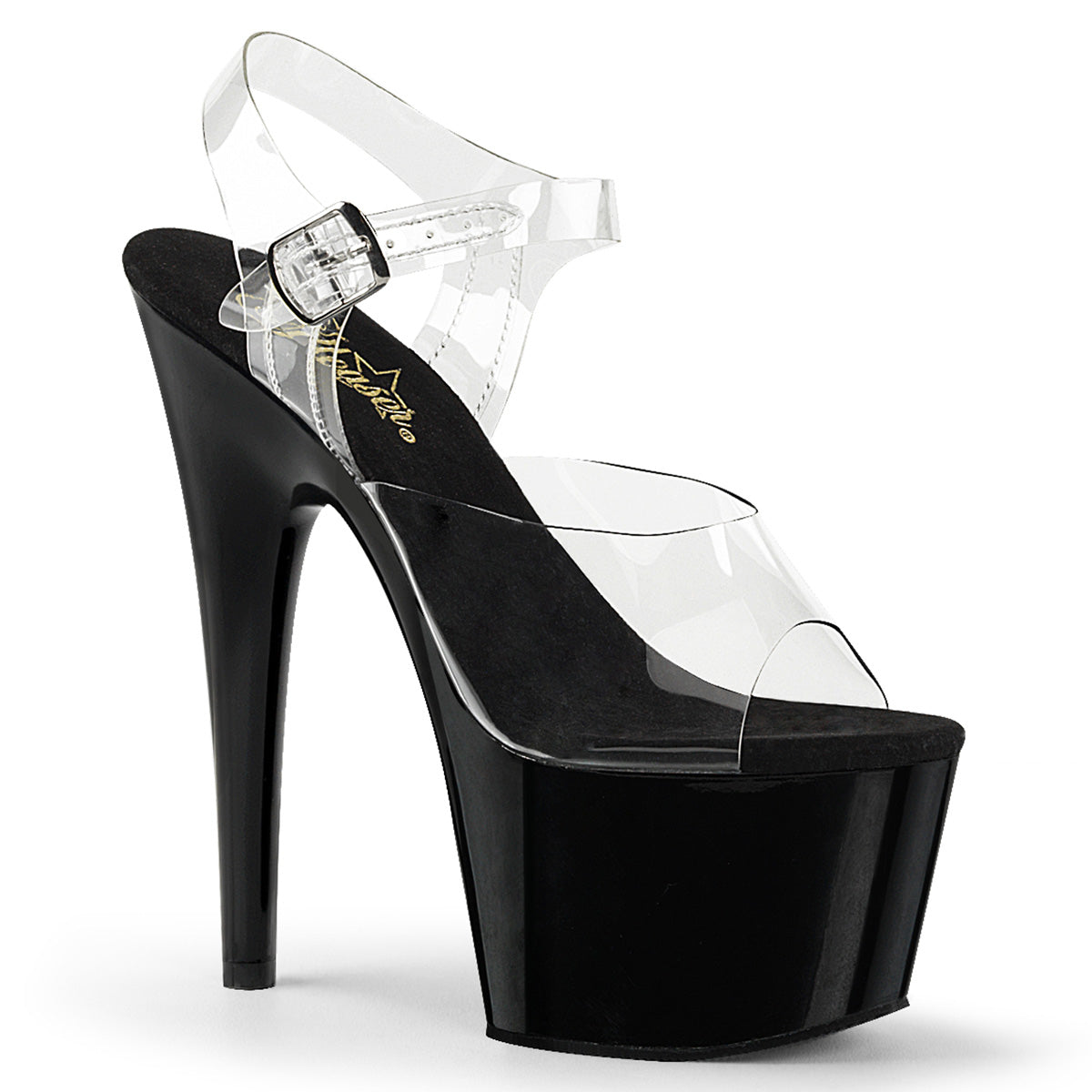 Pleasers Adore-708 - Clr/Blk