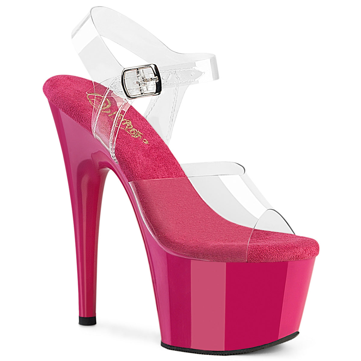 Pleasers Adore-708 - Clr/H. Pink