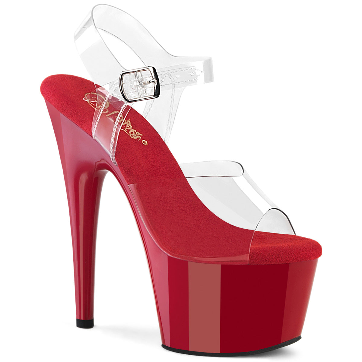 Pleasers Adore-708 - Clr/Red