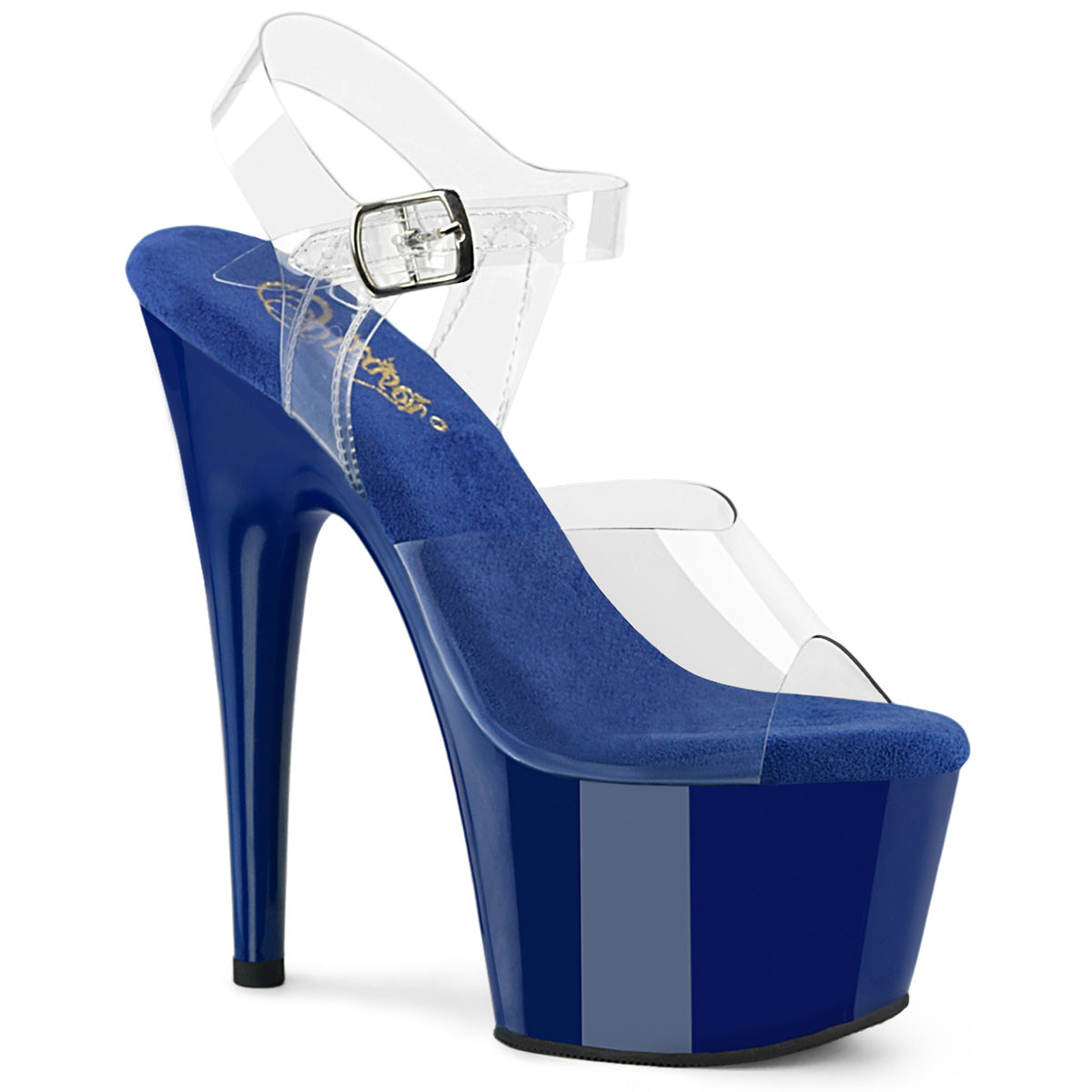 Pleasers Adore-708 - Clr/Royal Blue