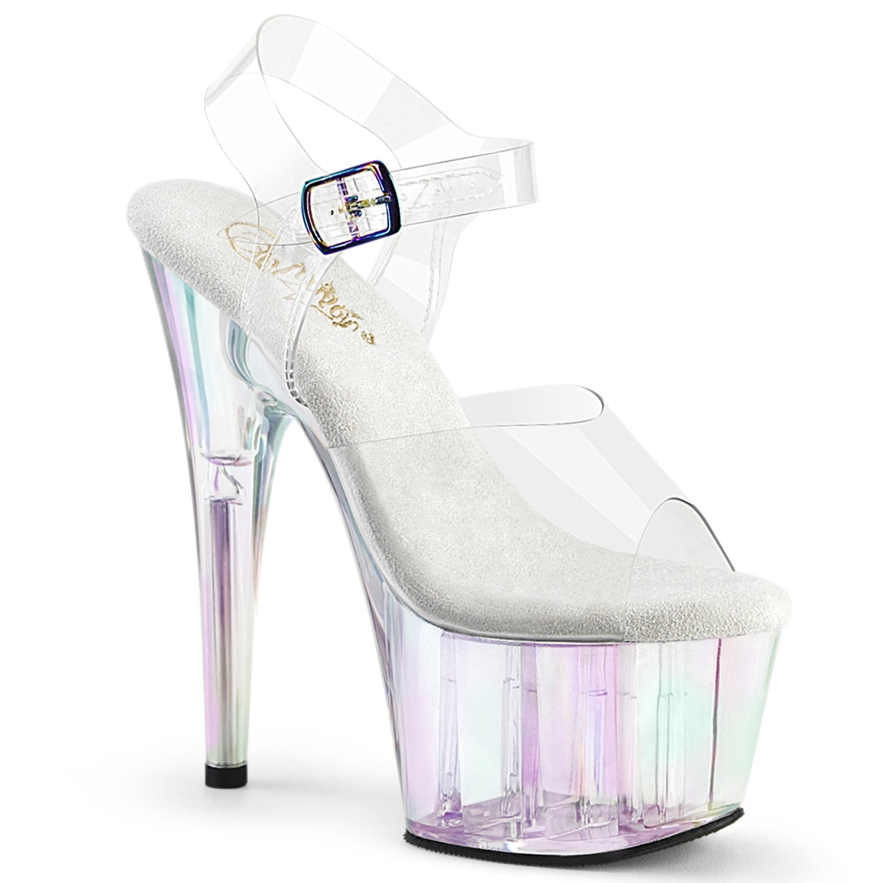 Pleasers Adore-708Ht - Clr/Holo Tinted