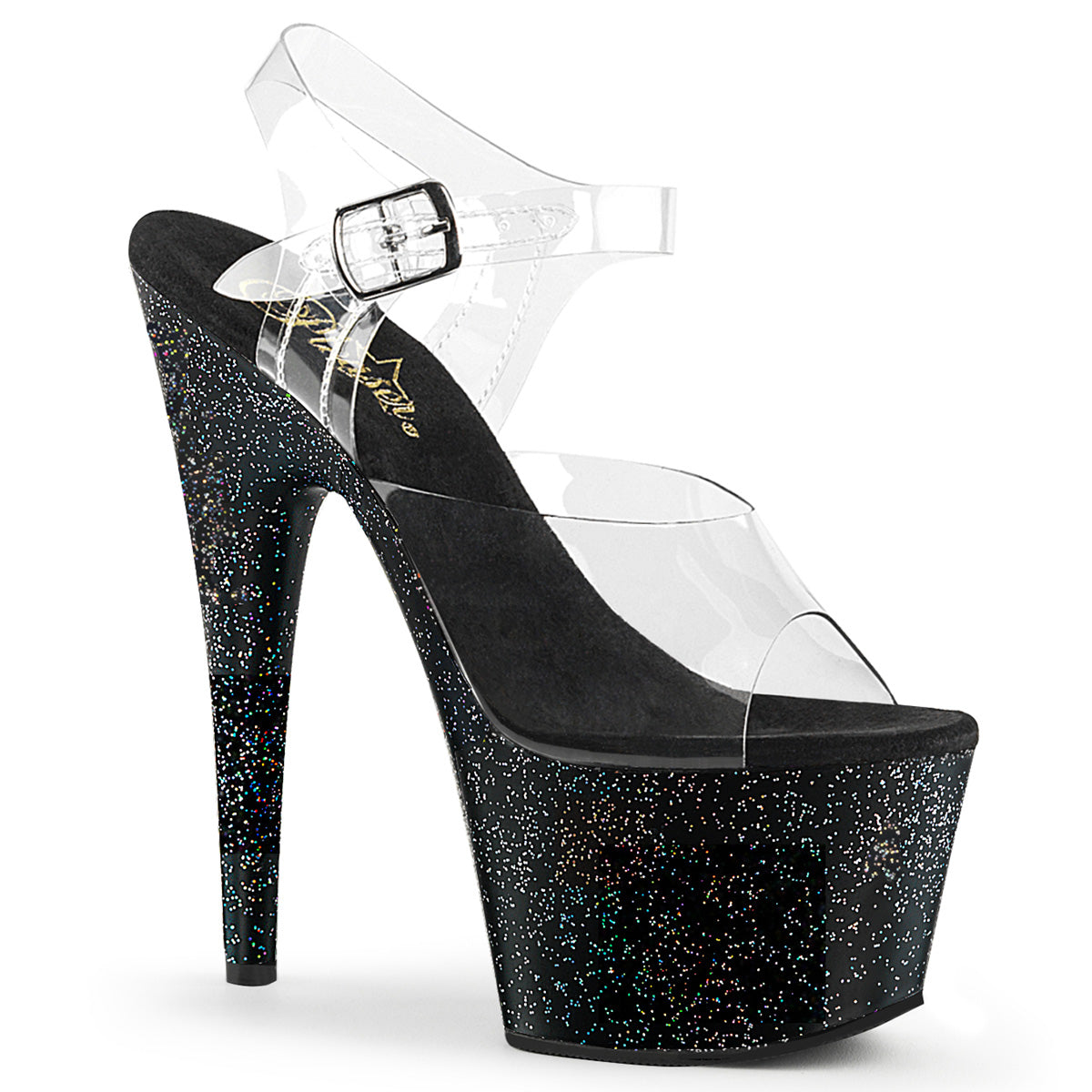 Pleasers Adore-708Mg - Clr/Blk