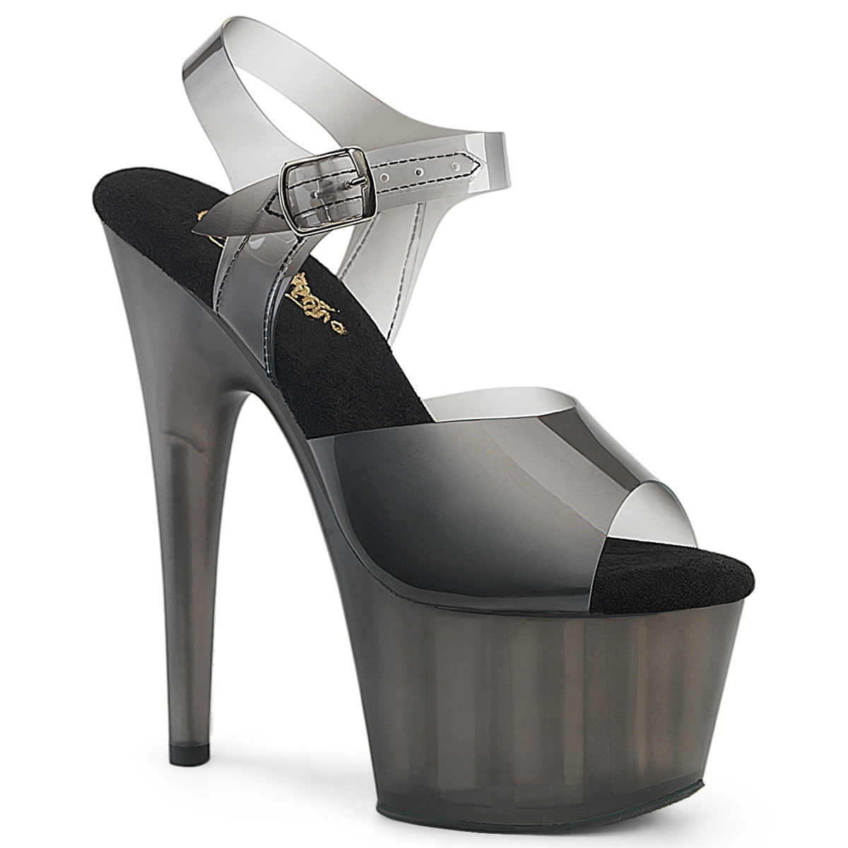 Pleasers Adore-708N-T - Blk Gradient TPU/Smoke Tinted