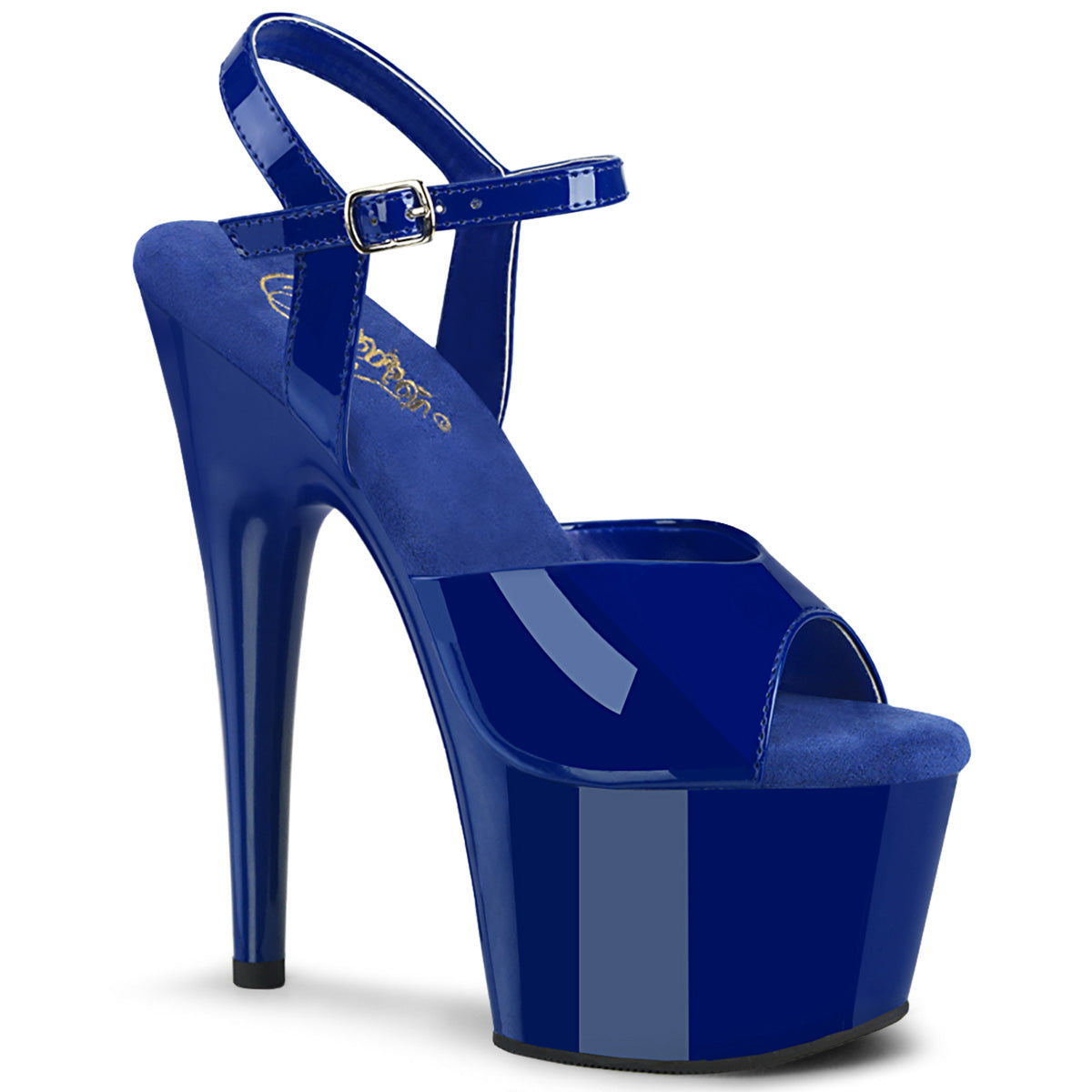 Pleasers Adore-709 - Royal Blue Pat/Royal Blue