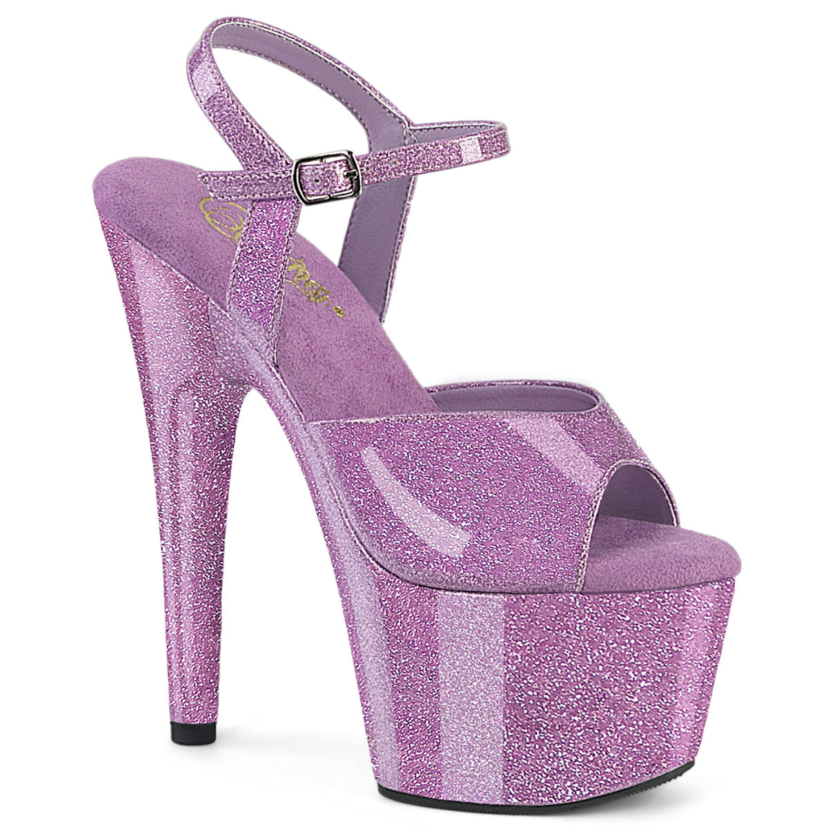 Pleasers Adore-709Gp - Lilac Glitter Pat/M