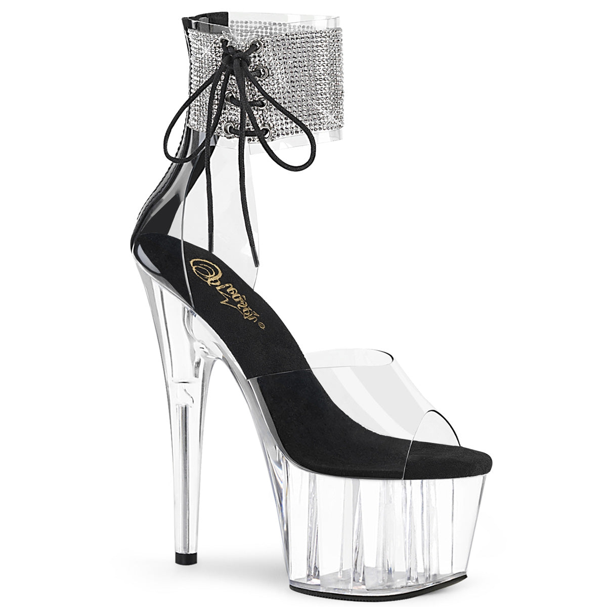 Pleasers Adore-724Rs - Clr-Blk/Clr