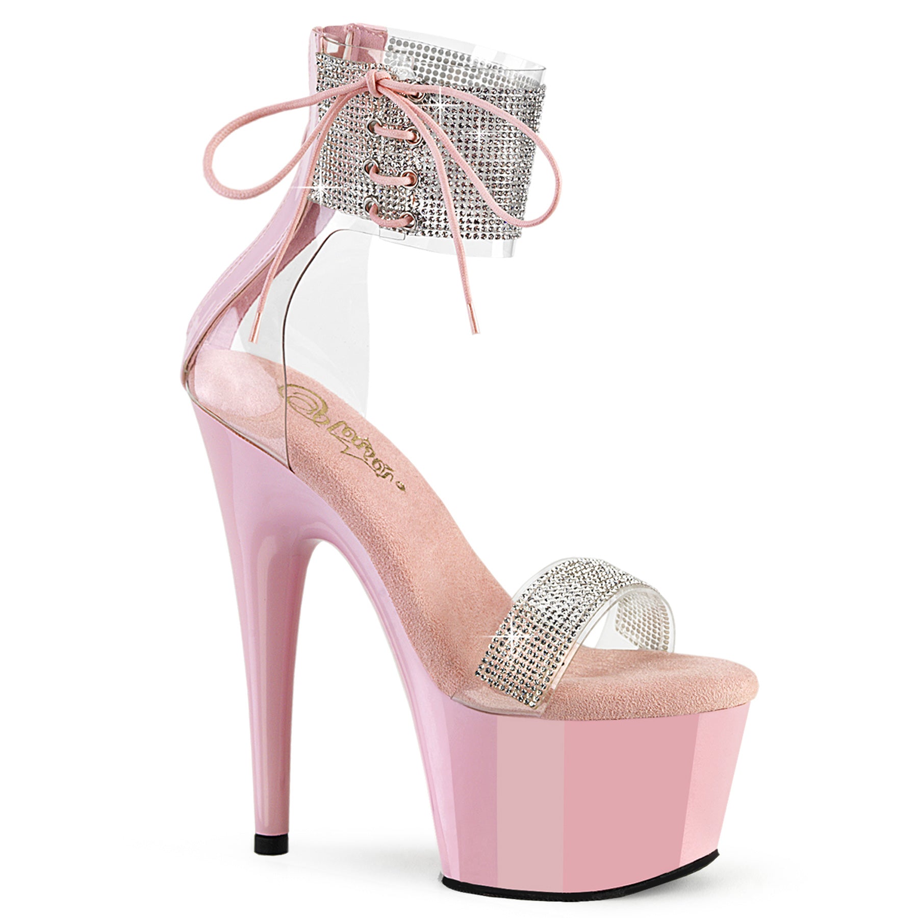Pleasers Adore-727Rs - Clr-B. Pink/B. Pink